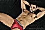 Fotografia artstica - fotos de urso musculoso - fotografia ertica de estdio masculino